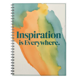 Inspiratie is overal notitieboek