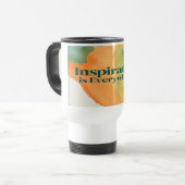 Inspiratie is overal reizen mok (Voorkant links)