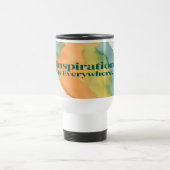 Inspiratie is overal reizen mok (Center)