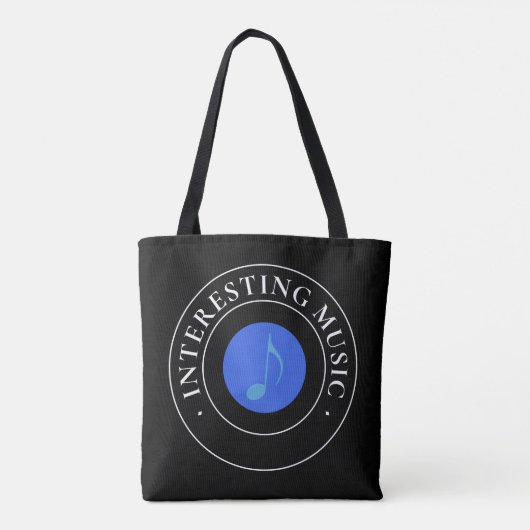 Inspiratie is overal tote bag (Achterkant)