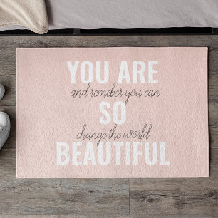 Inspiratie je bent zo mooi positief citaat deurmat