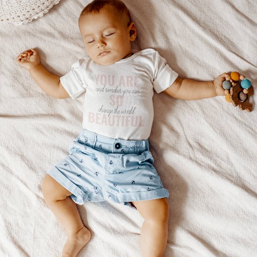 Inspiratie je bent zo mooi positief citaat romper