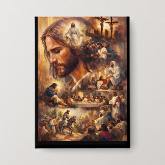 Inspiratie Jezus Christus Sleutelhanger – Heilige Button
