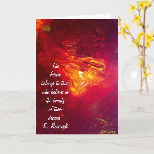 Inspiratie Kaart (Gele Bloem)