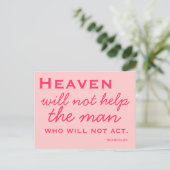 Inspiratie - Kies Actie - Briefkaart (Staand voorkant)