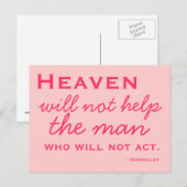 Inspiratie - Kies Actie - Briefkaart (Voorkant / Achterkant)