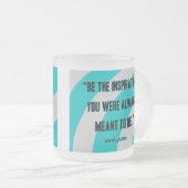 Inspiratie Kleine Frosted Glass Mok (Voorkant rechts)