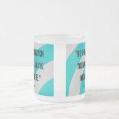 Inspiratie Kleine Frosted Glass Mok (Center)