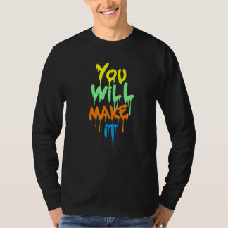 Inspiratie Kleur Geloof in jezelf Nooit Cool Gi T-shirt