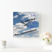 Inspiratie levensprijsverandering vierkante klok (Huis)