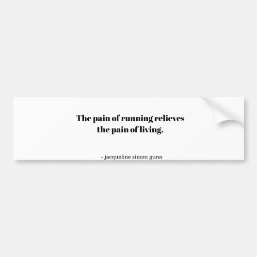 Inspiratie lopers  bumpersticker (Voorkant)