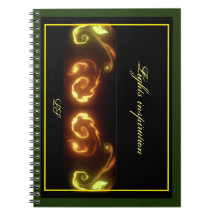 INSPIRATIE LS VOOR NOTITIEBOEK met spiraalfoto's