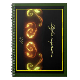 INSPIRATIE LS VOOR NOTITIEBOEK met spiraalfoto's
