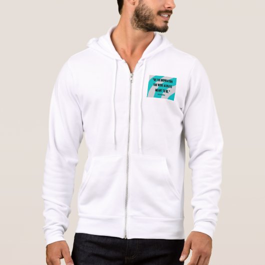 Inspiratie Mannen Hoodie (Voorkant)