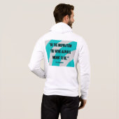 Inspiratie Mannen Hoodie (Achterkant volledig)