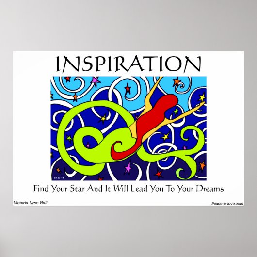Inspiratie Mermaid Art Poster (Voorkant)