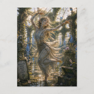 Inspiratie / Moderne Danser / Botanische Tuin Briefkaart