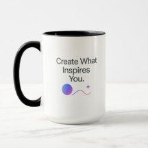 Inspiratie mok voor creatieven – Minimaal ontwerp