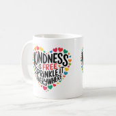 Inspiratie Mok Vriendelijkheid Quote Kleurrijke Ha (Voorkant links)