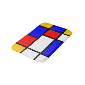 Inspiratie Mondrian Badmat (Gekanteld)