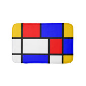 Inspiratie Mondrian Badmat (Voorkant)