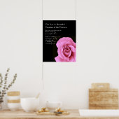 Inspiratie mooie roze roze roze roze roze poster (Keuken)