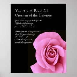 Inspiratie mooie roze roze roze roze roze poster