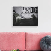 Inspiratie Motivatie Citaten Workout Poster Canvas Afdruk (Insitu (Woonkamer))