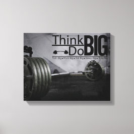 Inspiratie Motivatie Citaten Workout Poster Canvas Afdruk
