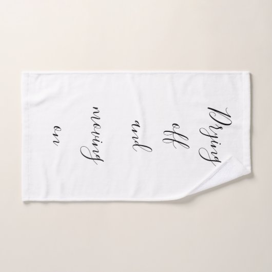 Inspiratie Motivatie drogend van het bewegen op Ci Handdoek (Handdoek)