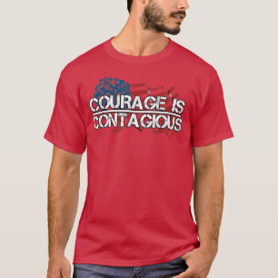 Inspiratie Motivation Courage is besmettelijke VS T-shirt