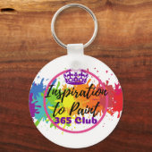 Inspiratie naar de Logo van de Kleur van de Kleur  Sleutelhanger (Voorkant)