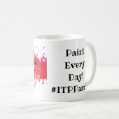 Inspiratie naar verf elke dag koffiemok (Voorkant rechts)