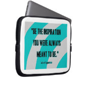 Inspiratie Neopreen laptophoes Laptop Sleeve (Voorkant Rechts)
