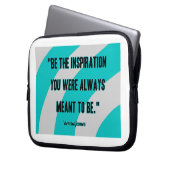 Inspiratie Neopreen laptophoes Laptop Sleeve (Voorkant Links)