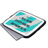 Inspiratie Neopreen laptophoes Laptop Sleeve (Voorkant onderkant)