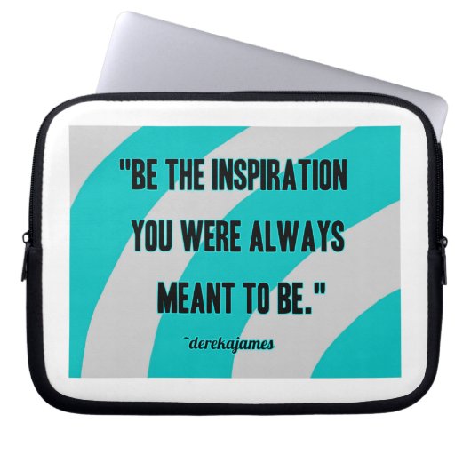 Inspiratie Neopreen laptophoes Laptop Sleeve (Voorkant)