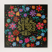 Inspiratie Nieuwe Dag Nieuwe Kansen Bloemen Inspir Legpuzzel (Horizontaal)