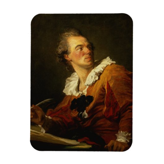 Inspiratie (olie op canvas) magneet (Verticaal)