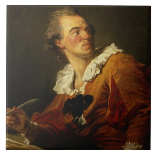 Inspiratie (olie op canvas) tegeltje (Voorkant)