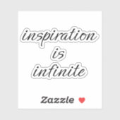 Inspiratie op maat gesneden vinylSticker Sticker (Vel)