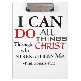 Inspiratie PHILIPPIANS 4:13 Klembord