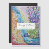 Inspiratie Quote Zen Universe Magnetic Kaart (Voorkant / Achterkant)