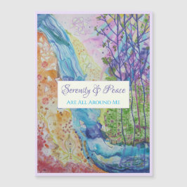 Inspiratie Quote Zen Universe Magnetic Kaart