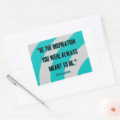 Inspiratie Rechthoek Sticker (Envelop)