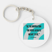 Inspiratie Ronde Sleutelhanger (Voorkant)