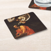 Inspiratie Sint Matthew Caravaggio schilderkunst Kartonnen Onderzetters (Schuin)