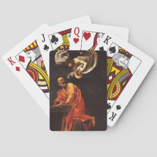 Inspiratie Sint Matthew Caravaggio schilderkunst Pokerkaarten