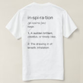 Inspiratie T-shirt (Design achterkant)