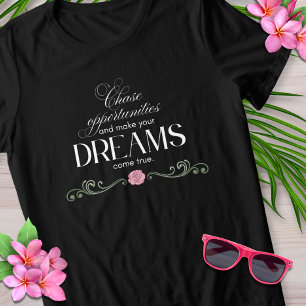 Inspiratie T-shirt 'Kans grijpen'